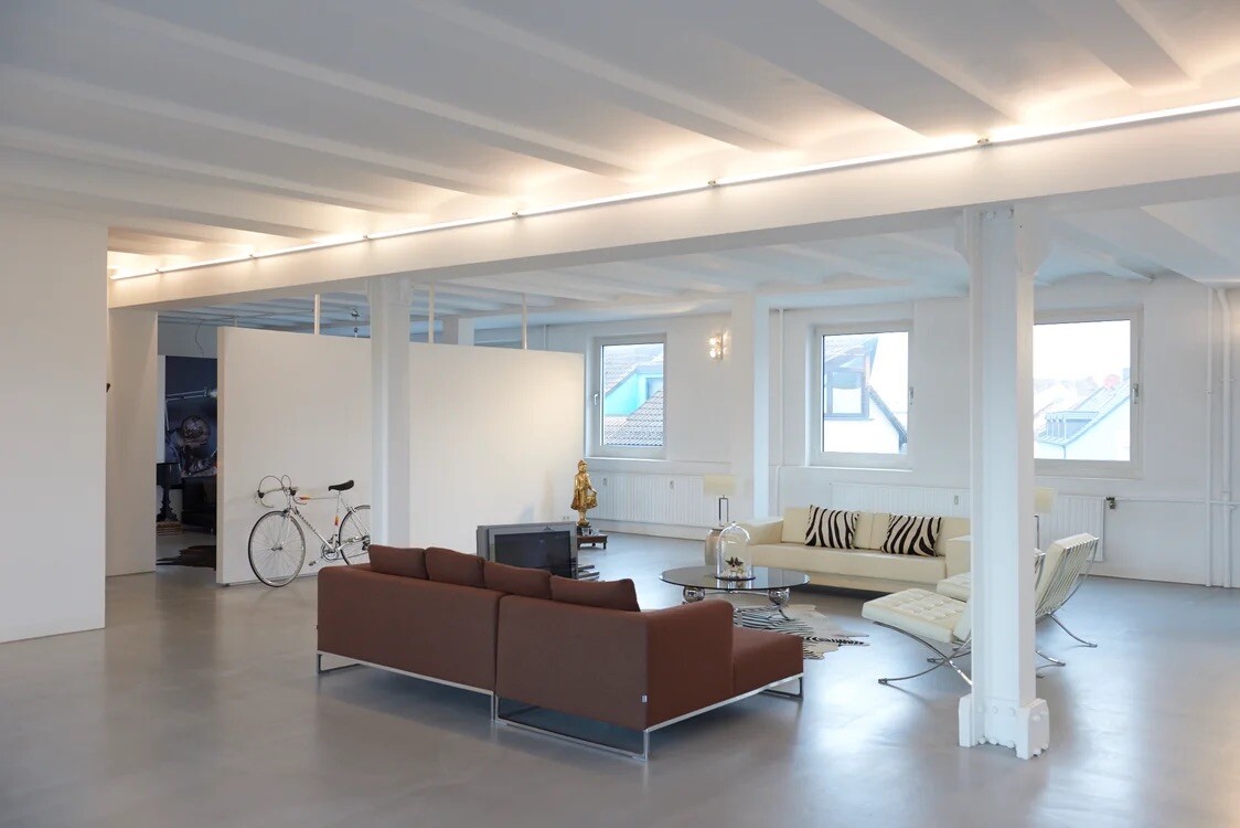 Loftartiger Wohnbereich